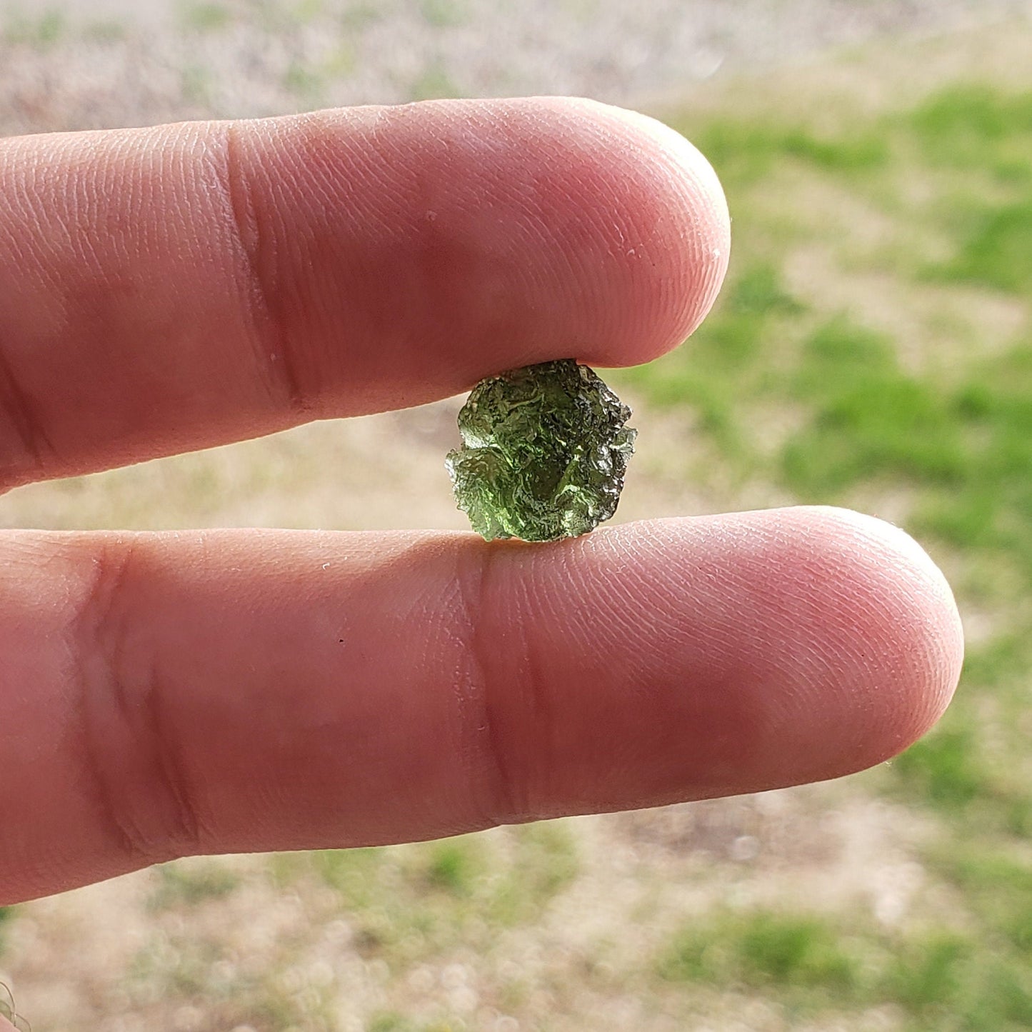 Moldavite Crystal (Slim) Inlay Ring, Tungsten Carbide Titanium Ceramic, Men & Women, Wedding Ring, His Hers Promise Ring, Engagement Ring