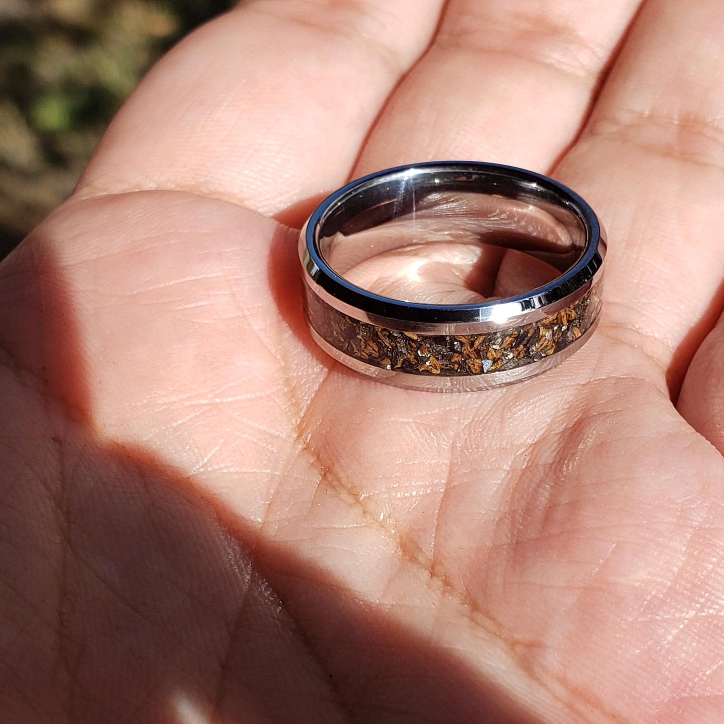 King Killer Ring - T-rex, Black Diamond, Meteorite, Tungsten Titanium Ceramic, Men Women, Wedding Ring, His Hers Promise, Engagement 8mm 6mm